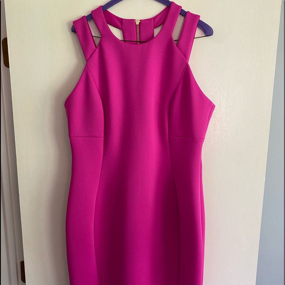 Fuchsia Calvin Klein Formal Dress